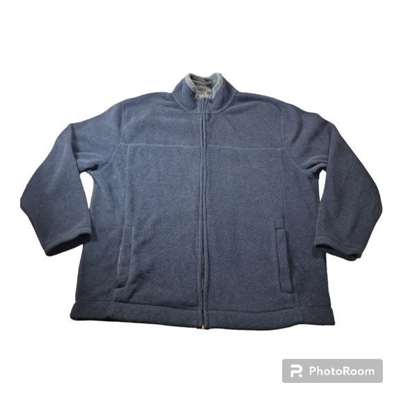 St. John's Bay Mens Large Fleece Zip Up Sweater - Picture 8 of 13